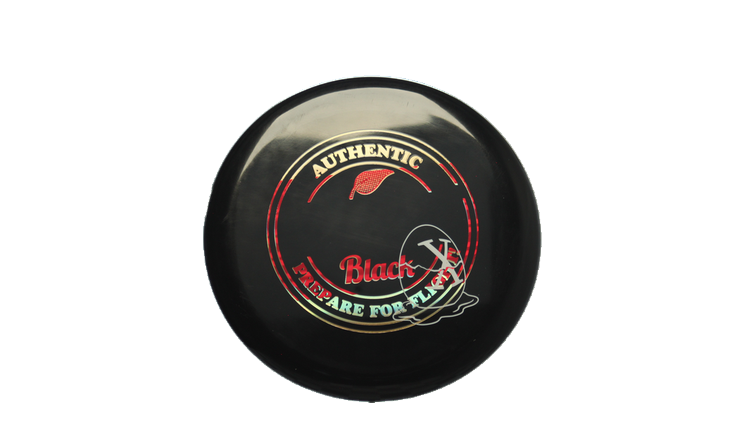 Pie Pan Discs RAW X Pie Pan Eggs-Out Twice Baked Bagger Putter Front View