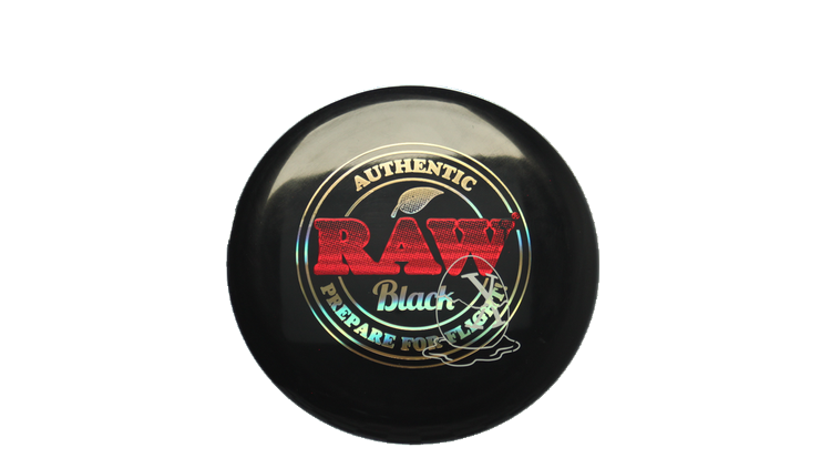 Pie Pan Discs RAW X Pie Pan Eggs-Out Twice Baked Bagger Putter Front View