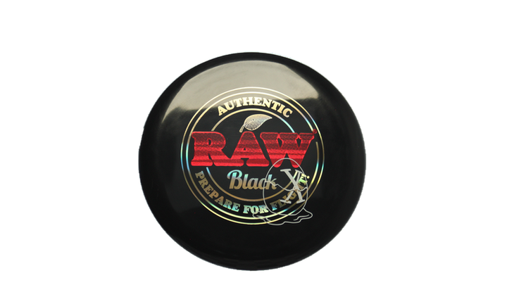 Pie Pan Discs RAW X Pie Pan Eggs-Out Twice Baked Bagger Putter Front View