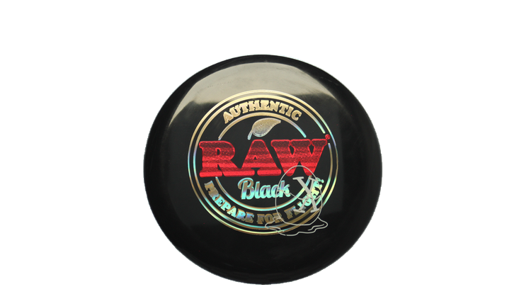 Pie Pan Discs RAW X Pie Pan Eggs-Out Twice Baked Bagger Putter Front View