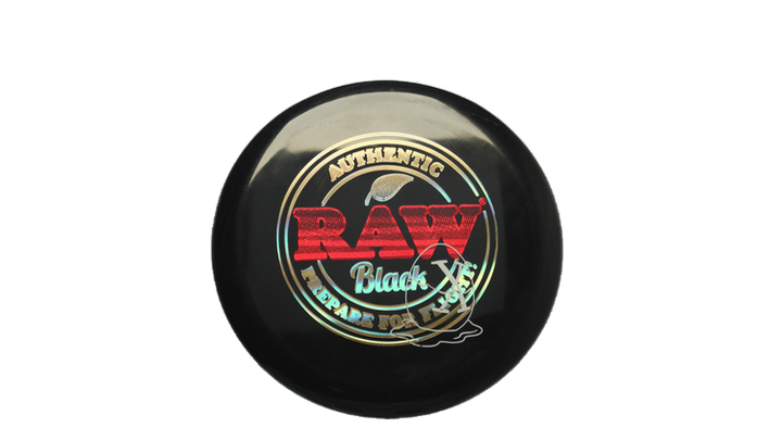 Pie Pan Discs RAW X Pie Pan Eggs-Out Twice Baked Bagger Putter Front View