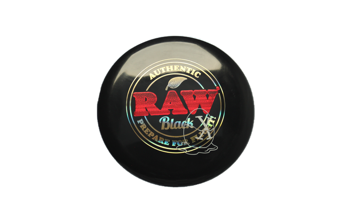 Pie Pan Discs RAW X Pie Pan Eggs-Out Twice Baked Bagger Putter Front View
