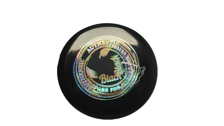 Pie Pan Discs RAW X Pie Pan Eggs-Out Twice Baked Bagger Putter Front View