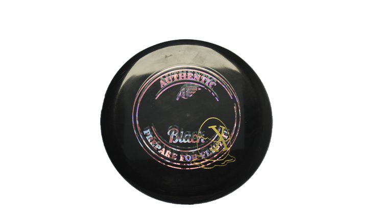 Pie Pan Discs RAW X Pie Pan Eggs-Out Twice Baked Bagger Putter Front View