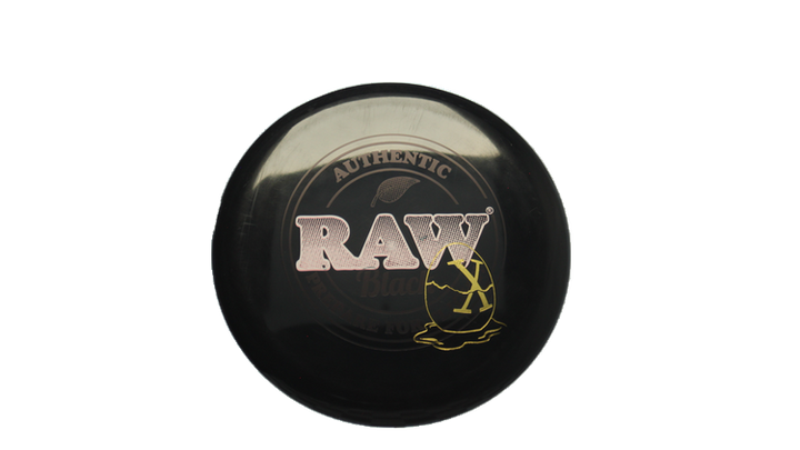 Pie Pan Discs RAW X Pie Pan Eggs-Out Twice Baked Bagger Putter Front View
