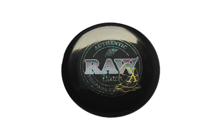 Pie Pan Discs RAW X Pie Pan Eggs-Out Twice Baked Bagger Putter Front View
