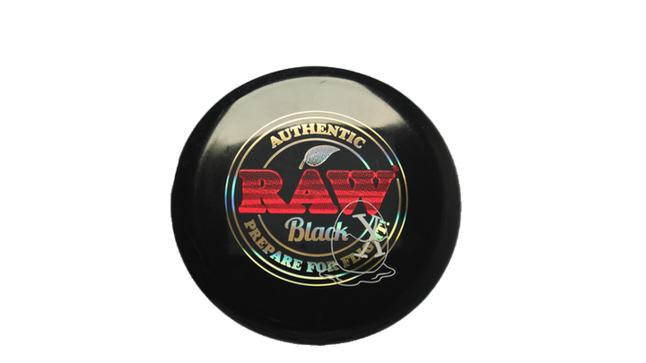 Pie Pan Discs RAW X Pie Pan Eggs-Out Twice Baked Bagger Putter Front View
