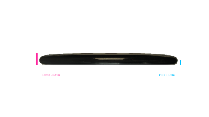 Pie Pan Discs RAW X Pie Pan Eggs-Out Twice Baked Bagger Putter Profile View