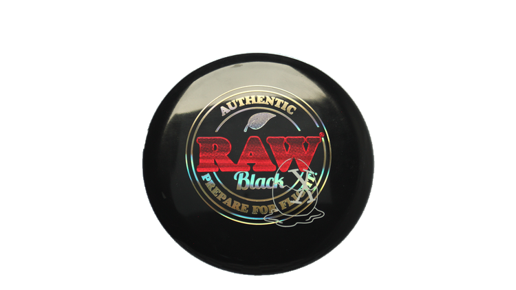 Pie Pan Discs RAW X Pie Pan Eggs-Out Twice Baked Bagger Putter Front View