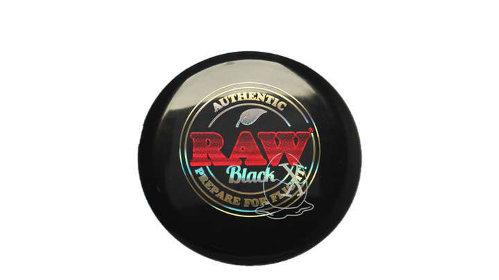 Pie Pan Discs RAW X Pie Pan Eggs-Out Twice Baked Bagger Putter Front View