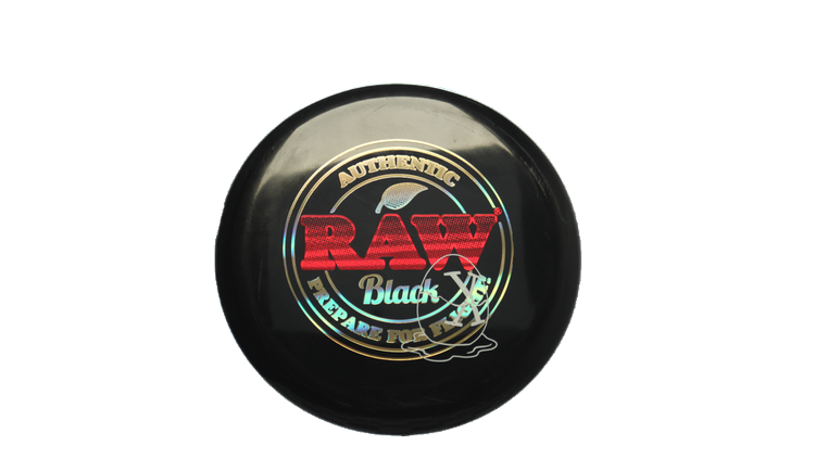 Pie Pan Discs RAW X Pie Pan Eggs-Out Twice Baked Bagger Putter Front View