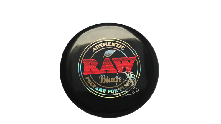 Pie Pan Discs RAW X Pie Pan Eggs-Out Twice Baked Bagger Putter Front View