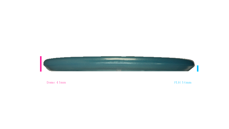 Discraft 2026 SBO Z Metallic Zone Putter Profile View