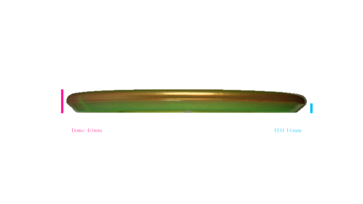 Discraft 2026 SBO Z Metallic Zone Putter Profile View