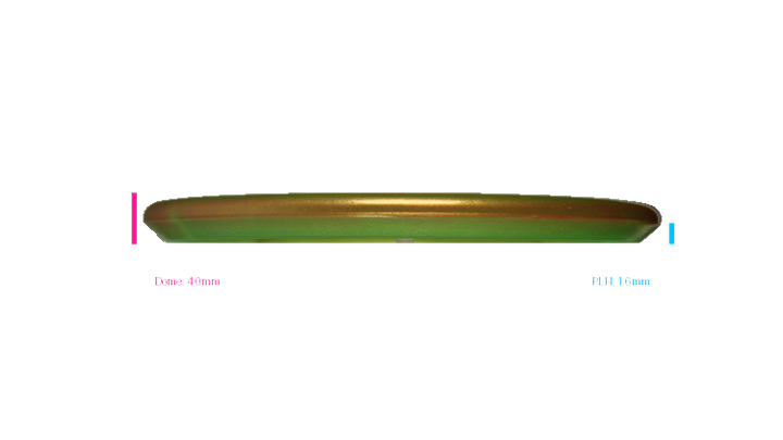 Discraft 2026 SBO Z Metallic Zone Putter Profile View