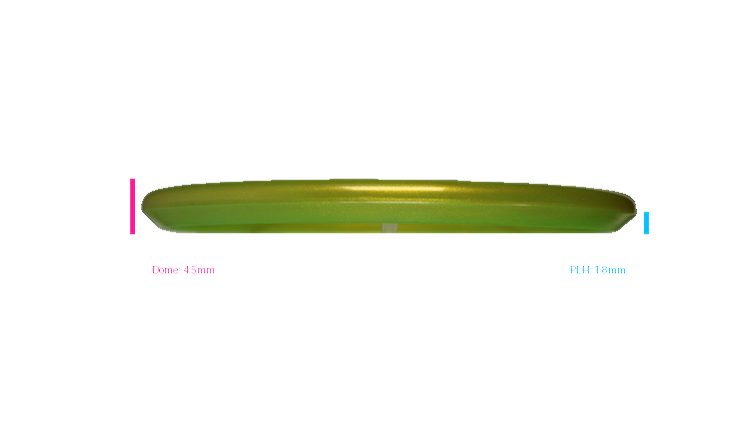 Discraft 2026 SBO Z Metallic Zone Putter Profile View