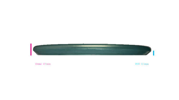 Discraft 2026 SBO Z Metallic Zone Putter Profile View