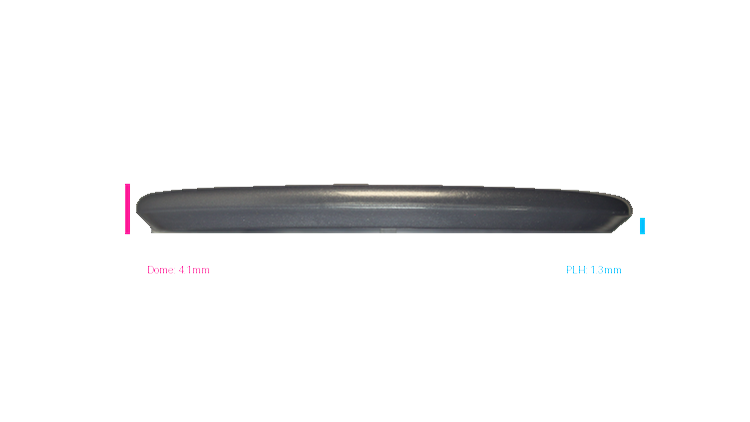Discraft 2026 SBO Z Metallic Zone Putter Profile View