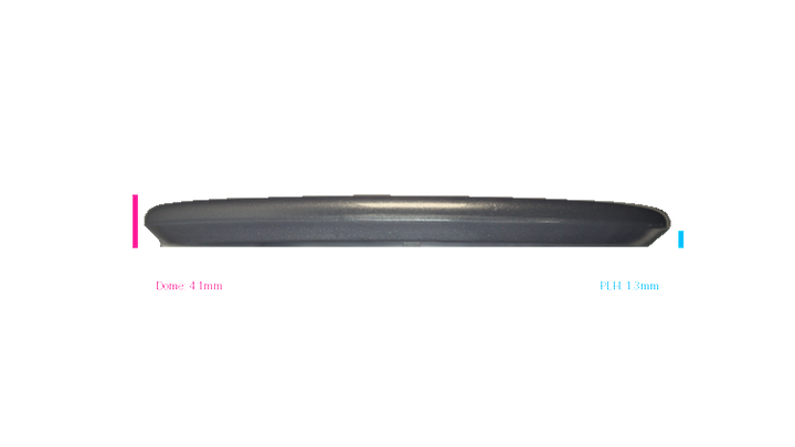 Discraft 2026 SBO Z Metallic Zone Putter Profile View
