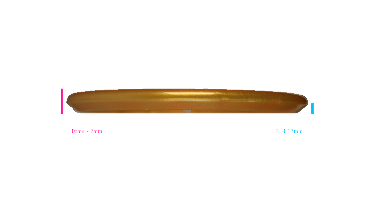 Discraft 2026 SBO Z Metallic Zone Putter Profile View