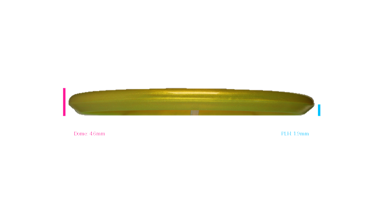 Discraft 2026 SBO Z Metallic Zone Putter Profile View