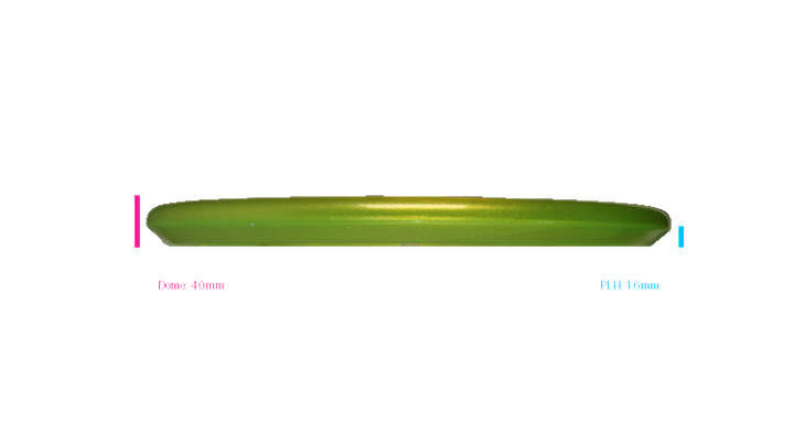 Discraft 2026 SBO Z Metallic Zone Putter Profile View