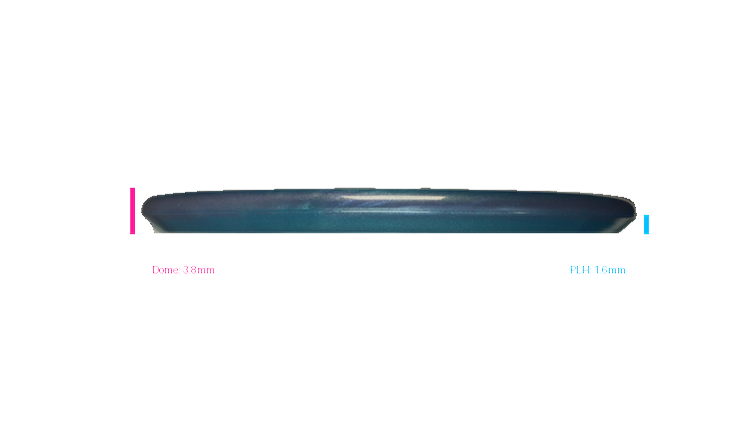 Discraft 2026 SBO Z Metallic Zone Putter Profile View