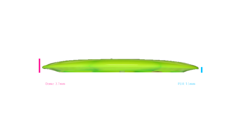 Discraft 2026 SBO Z Swirl Thrasher Distance Driver Profile View