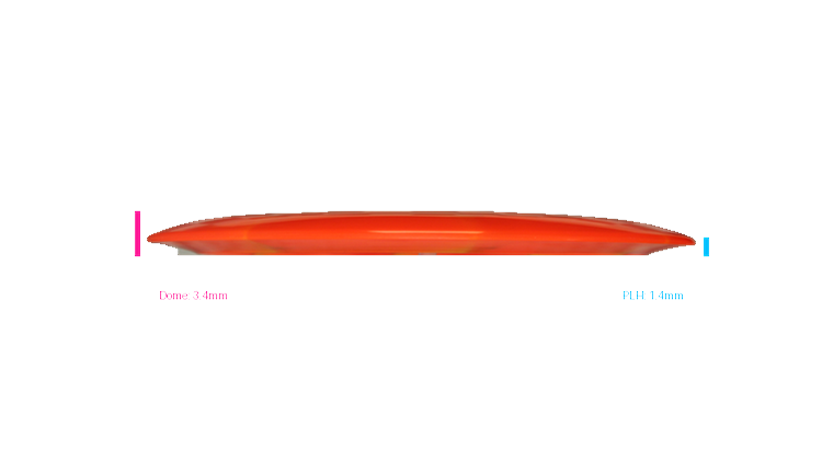 Discraft 2026 SBO Z Swirl Thrasher Distance Driver Profile View