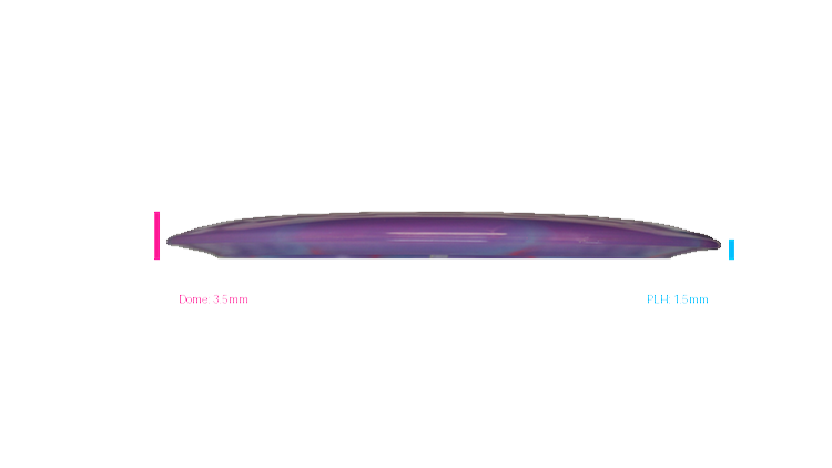 Discraft 2026 SBO Z Swirl Thrasher Distance Driver Profile View