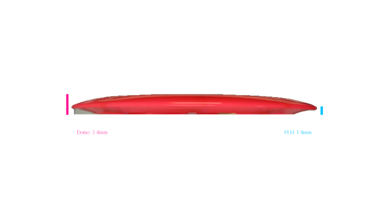 Discraft 2026 SBO Z Swirl Thrasher Distance Driver Profile View