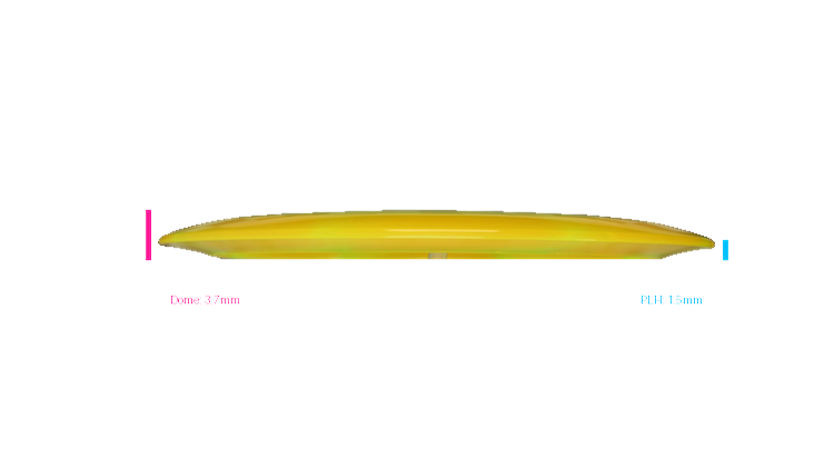 Discraft 2026 SBO Z Swirl Thrasher Distance Driver Profile View