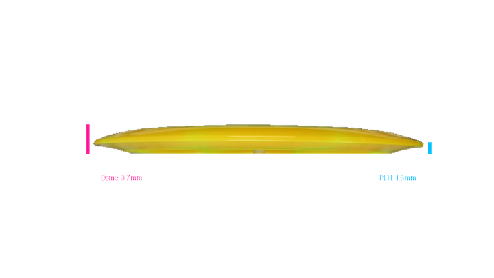Discraft 2026 SBO Z Swirl Thrasher Distance Driver Profile View