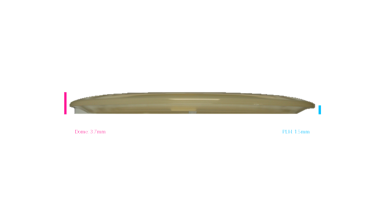 Discraft 2026 SBO X-OUT Glo Z Cicada Fairway Driver Profile View