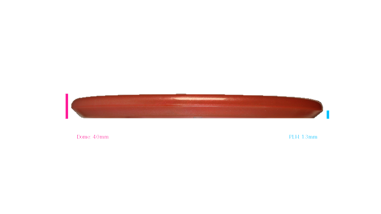 Discraft 2026 SBO X-OUT Z Metallic Zone Putter Profile View
