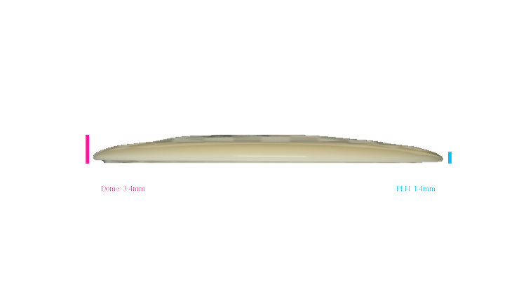 Latitude 64 Opto Amber Distance Driver Profile View