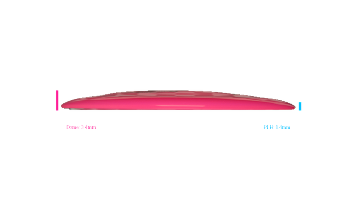 Latitude 64 Opto Amber Distance Driver Profile View