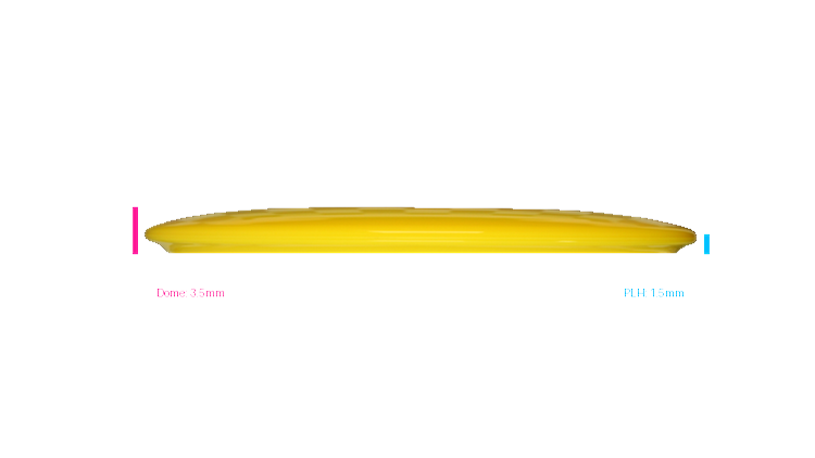 Westside Discs Tournament Vellamo Midrange Profile View