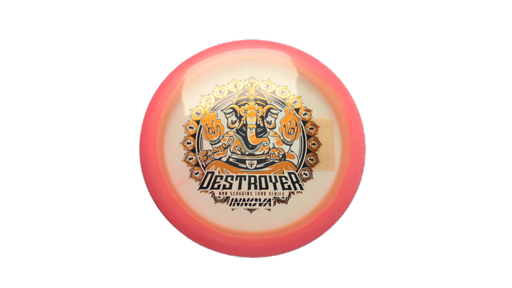 Innova 2026 Ohn Scoggins Tour Series Proto Glow Halo Champion Destroyer Distance Driver Front View