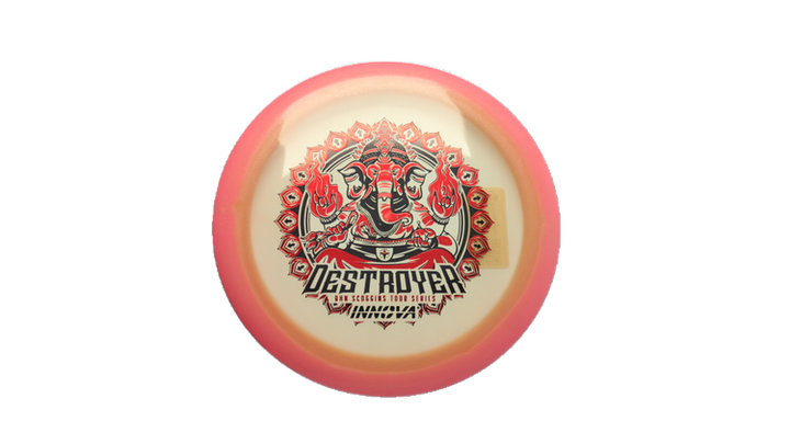 Innova 2026 Ohn Scoggins Tour Series Proto Glow Halo Champion Destroyer Distance Driver Front View