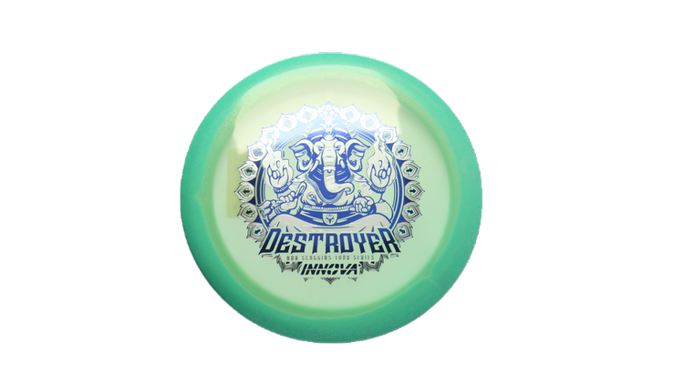 Innova 2026 Ohn Scoggins Tour Series Proto Glow Halo Champion Destroyer Distance Driver Front View