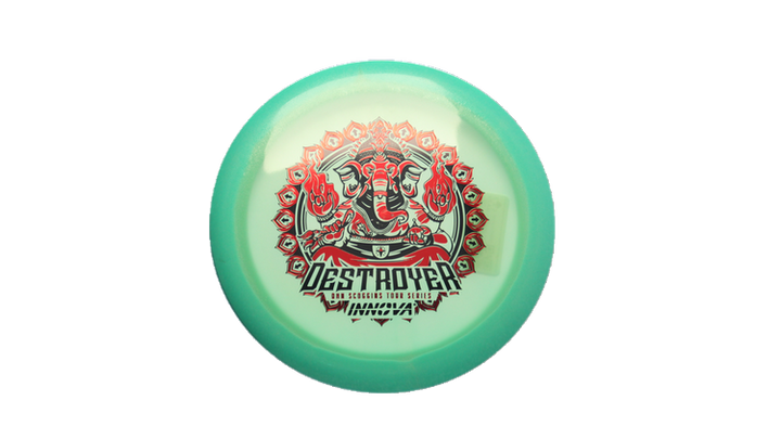 Innova 2026 Ohn Scoggins Tour Series Proto Glow Halo Champion Destroyer Distance Driver Front View