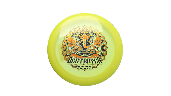 Innova 2026 Ohn Scoggins Tour Series Proto Glow Halo Champion Destroyer Distance Driver Front View