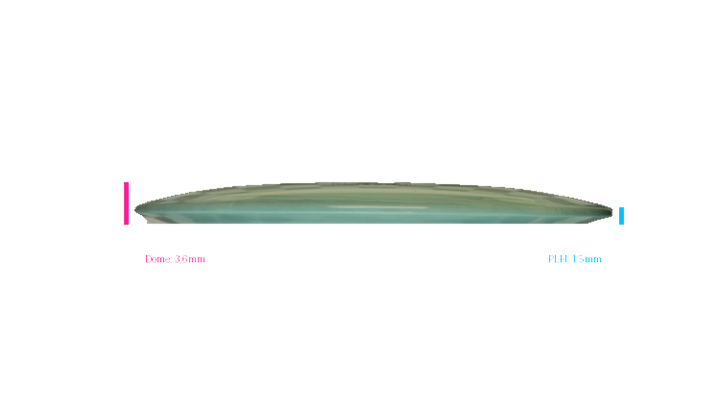 Discraft WBO 2022 ESP Swirl Undertaker Fairway Driver Profile View