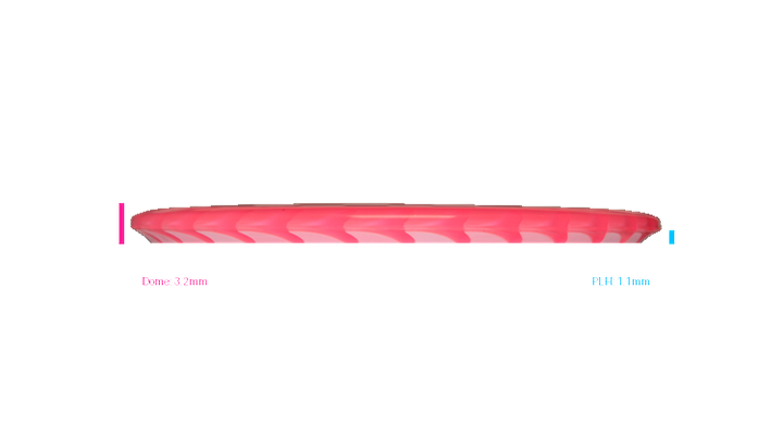 Discraft Fuzed Z Buzzz Midrange Profile View