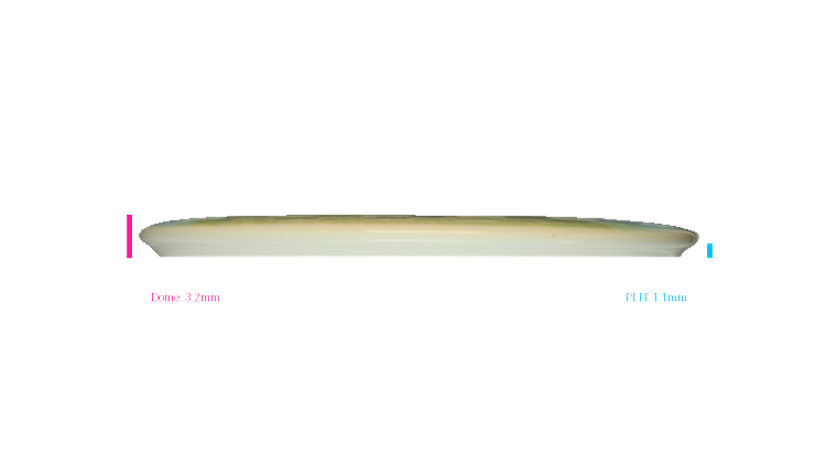 Latitude 64 PDGA Member Disc DyeMax Compass Midrange Profile View