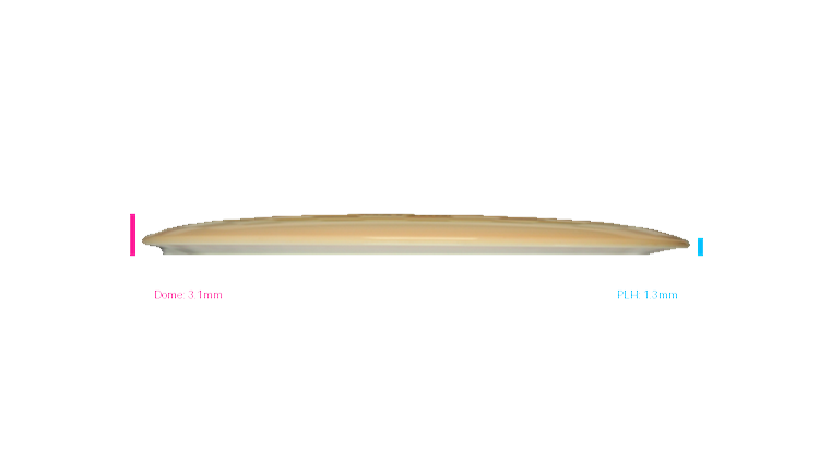Discraft WBO 2022 ESP Swirl Thrasher Distance Driver Profile View