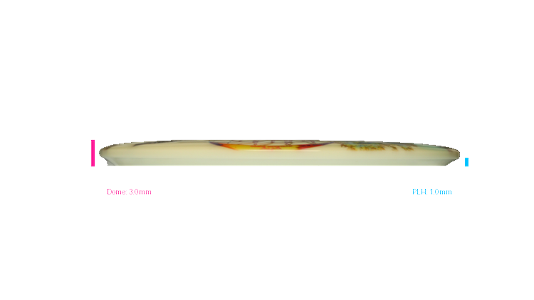 Dynamic Discs BYOP DyeMax Emac Truth Midrange Profile View
