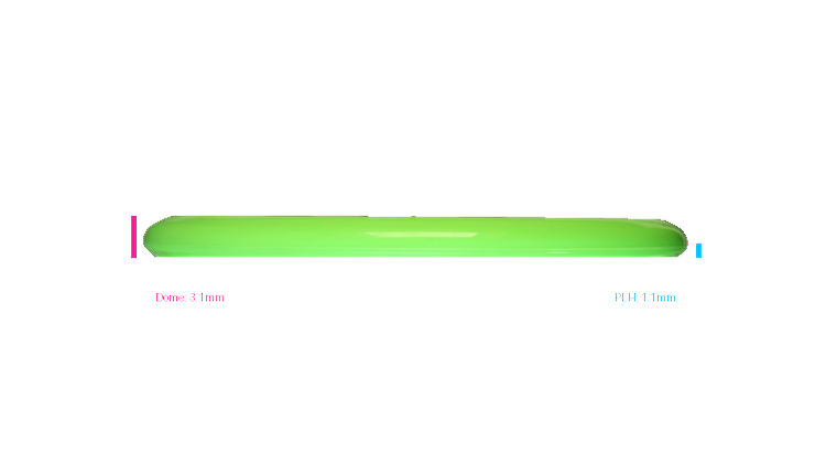 Discmania Innova Made BYOP S-Line P3x Putter Profile View