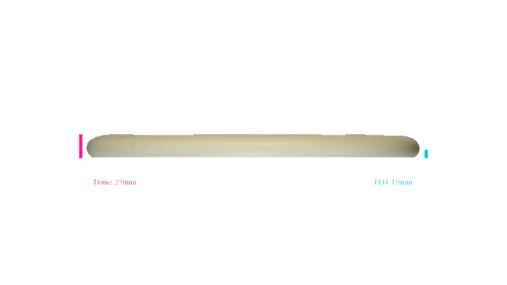 Pie Pan Discs Swifty Eggs-Out Butter Line Glow Bagger Putter Profile View
